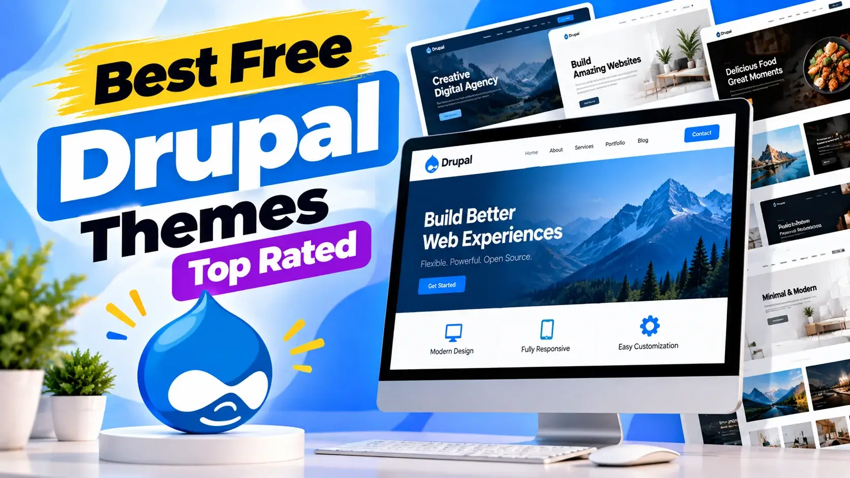 Best Free Drupal Themes – Top Rated Options