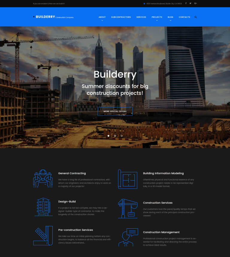 Builderry Architect WordPress Theme