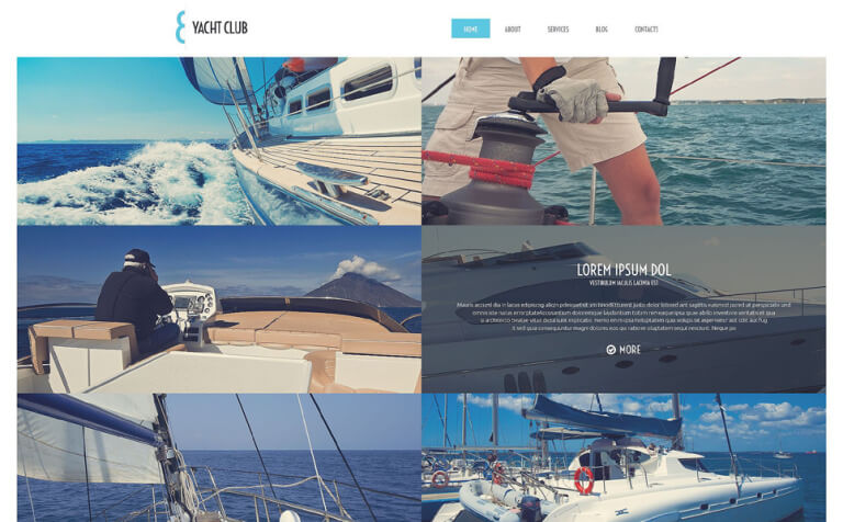 Yacht Vacation Travel WordPress Theme