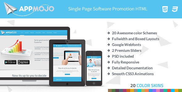 App Mojo Technology HTML Website Template