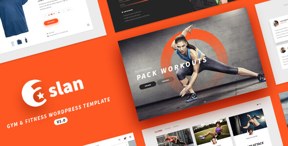 Aslan Fitness Gym WordPress Theme