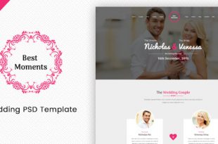 Wedding PSD Website Templates