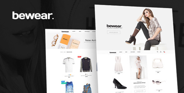 Bewear Fashion PSD Website Template