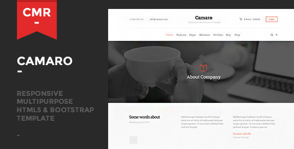 Camaro: Multipurpose HTML Website Templates