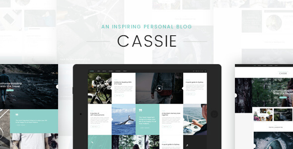Cassie Personal PSD Website Template