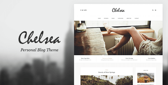Chelsea Personal PSD Website Template