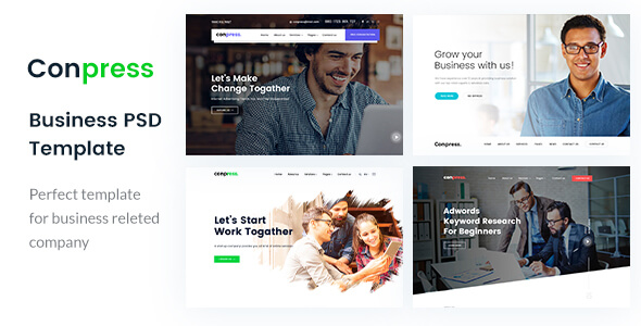 Conpress Business PSD Website Template