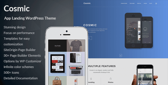 Cosmic IT Company WordPress Theme