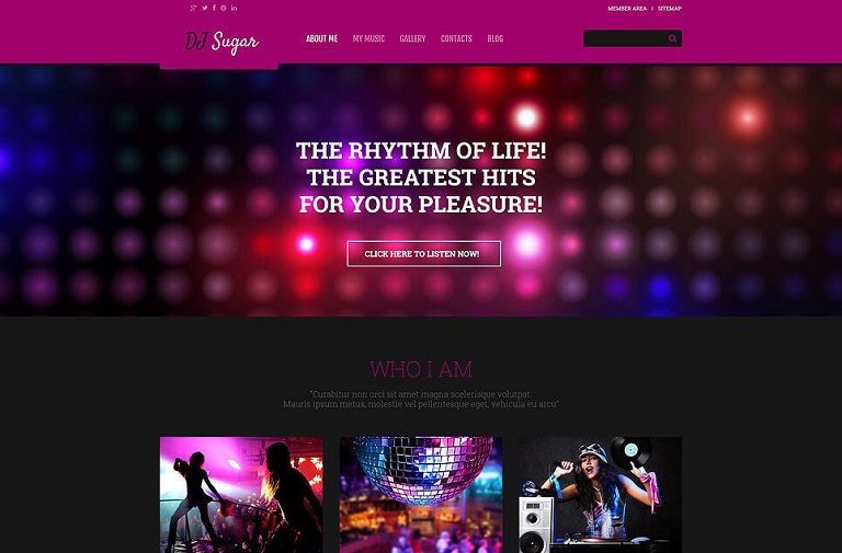 PinThis Nightclub WordPress Theme