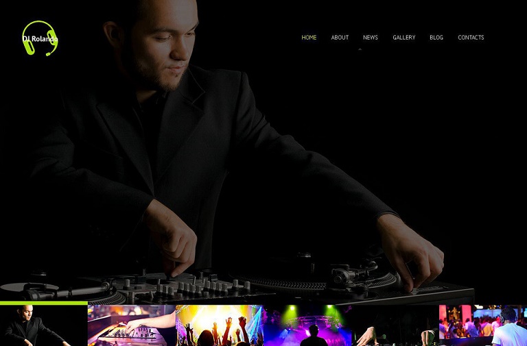 DJ Nightclub WordPress Theme