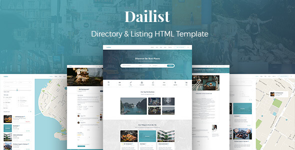 Dailist Directory HTML Website Template