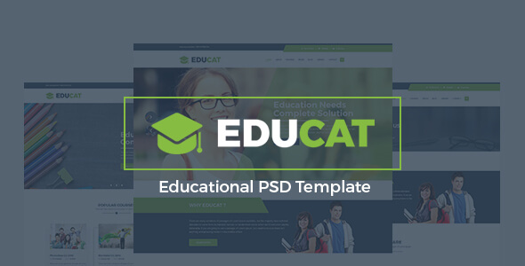 Educat Education PSD Website Template