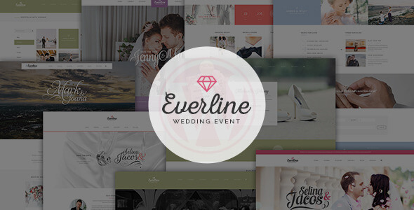 Everline Wedding HTML Website Template