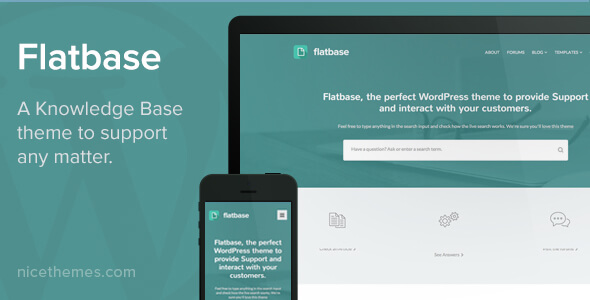 Flatbase Knowledge Base WordPress Theme