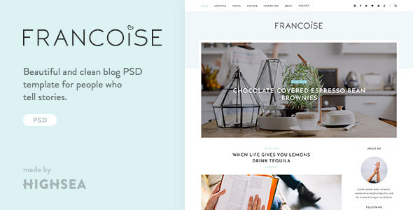 Francoise Fashion PSD Website Template