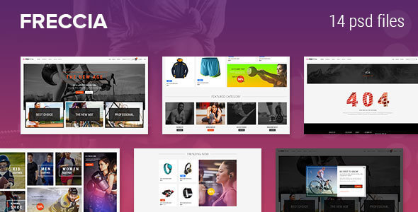 Freccia Sports PSD Website Template