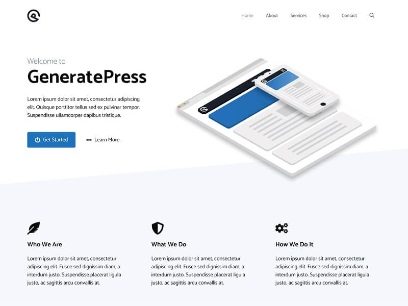GeneratePress: LMS WordPress Theme