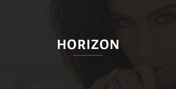 Horizon Photography PSD Website Template