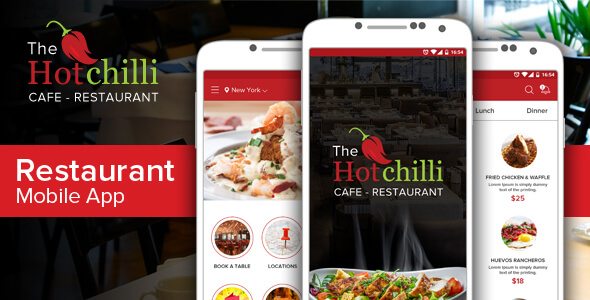 Hot Chilli Mobile Application PSD Website Template