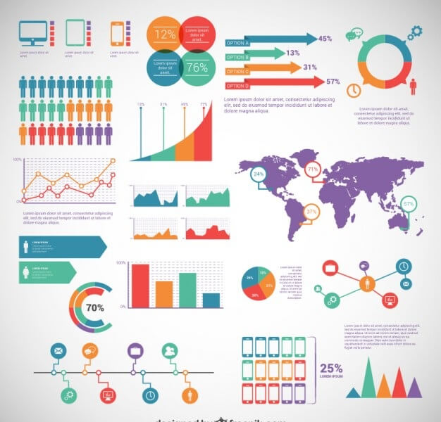 Infographic elements pack