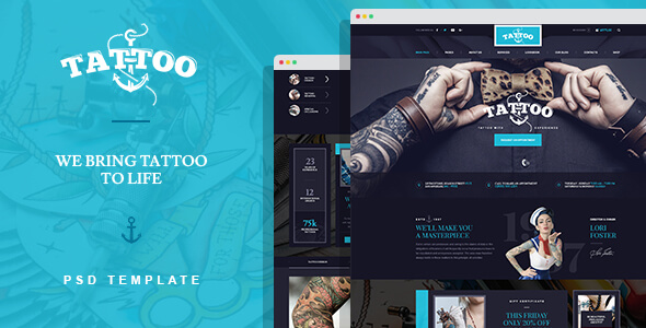 Art PSD Website Templates