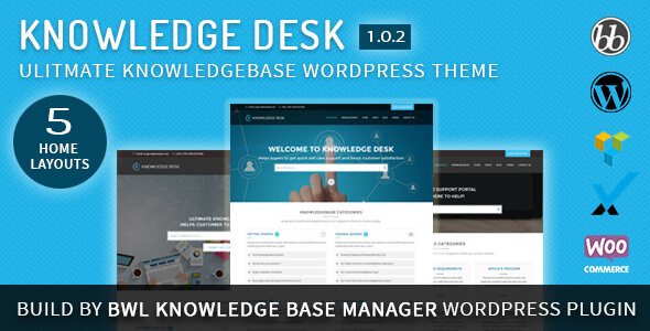 Knowledgedesk Knowledge Base WordPress Theme