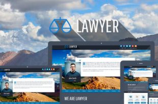 Lawyer PSD Website Templates