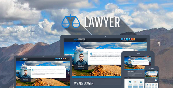 Lawyer PSD Website Templates