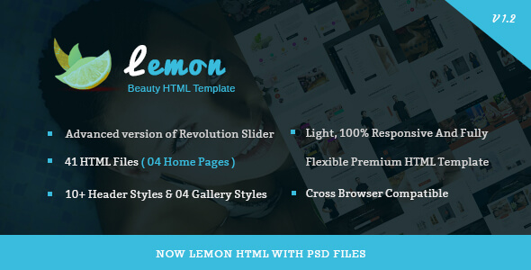 Lemon Spa Salon HTML Website Template