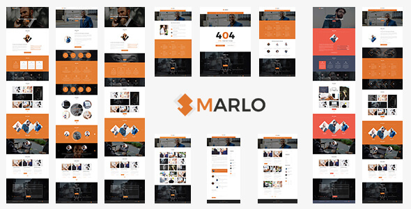 Marlo Popular PSD Website Template