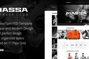 Gym PSD Website Templates