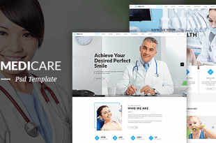 Medical PSD Website Templates