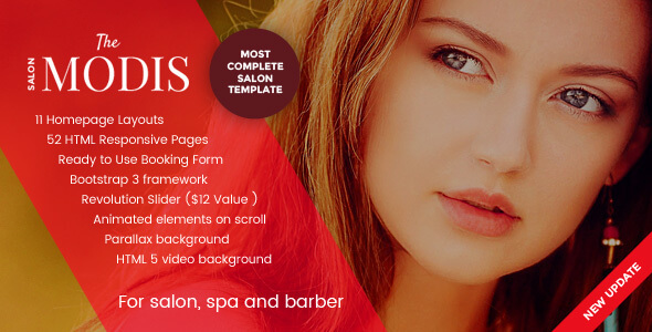 Spa Salon HTML Website Templates