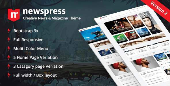 NewsPress Entertainment HTML Website Template