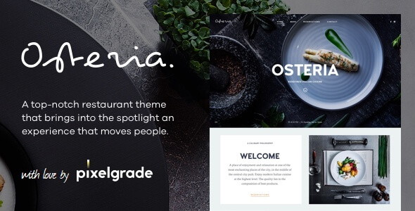 Osteria Restaurant WordPress Theme