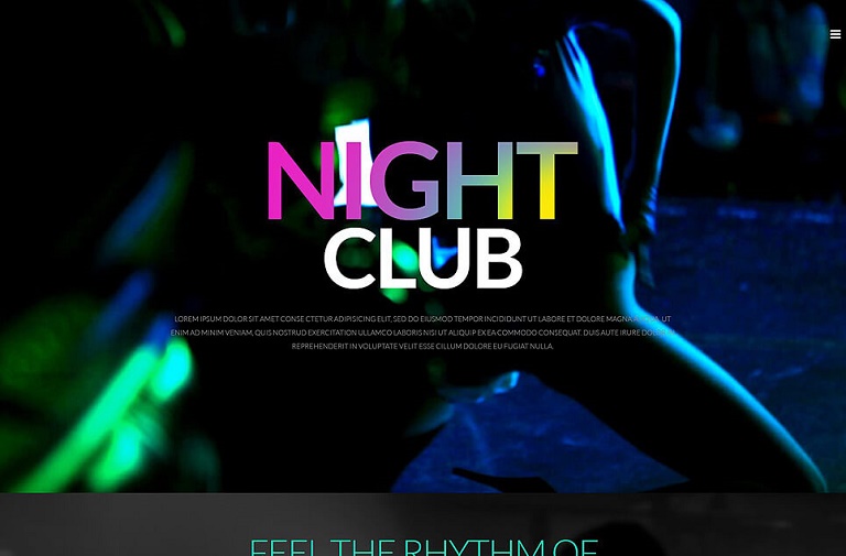 Party Nightclub WordPress Theme