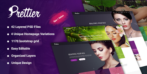 14 Best Spa Salon PSD Website Templates In 2024