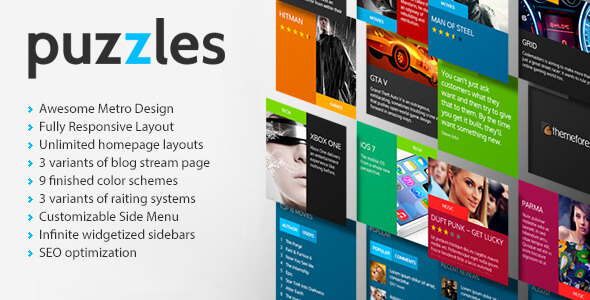 Puzzles Entertainment HTML Website Template