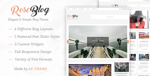 Rose Simple WordPress Theme