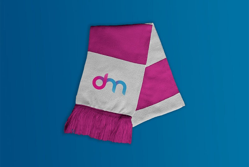 Scarf Mockup With Logo