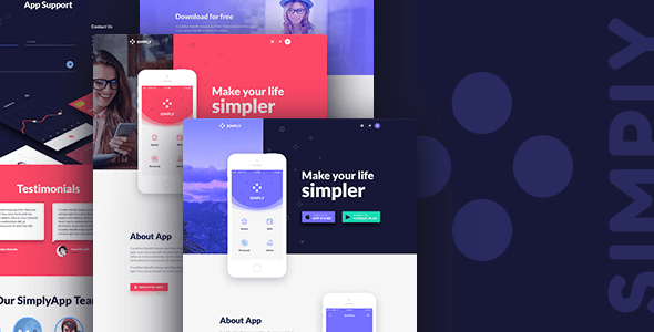 Simply Popular PSD Website Template