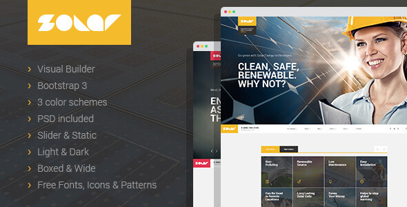 Solar Technology HTML Website Template