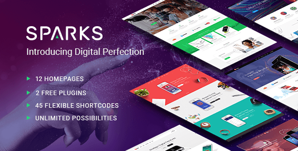 Sparks IT Company WordPress Theme