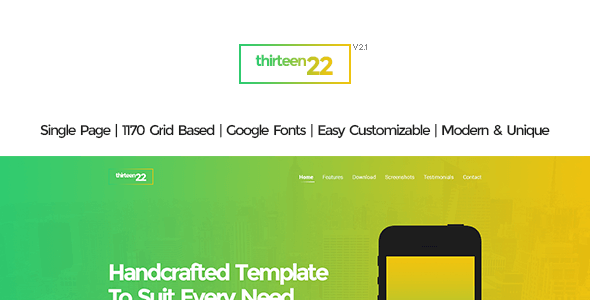 Thirteen22 Technology PSD Website Template