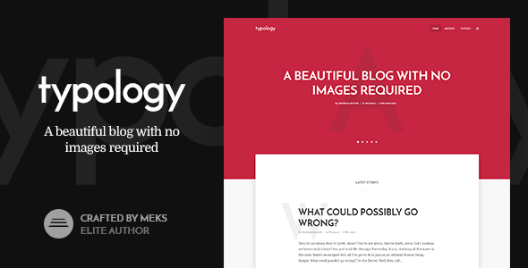 Typology Material Design WordPress Theme
