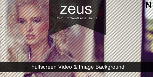 Zeus FullScreen WordPress Theme