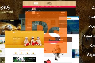 Entertainment PSD Website Templates