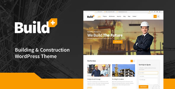 BuildPlus Construction WordPress Theme