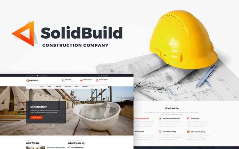SolidBuild Construction WordPress Theme