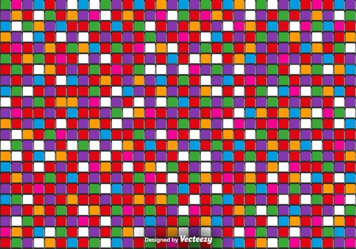 3D Colorful Tiles